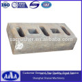 High abrasion resistance steel plate impact crusher spare parts crusher wearing impact plate breaker plate